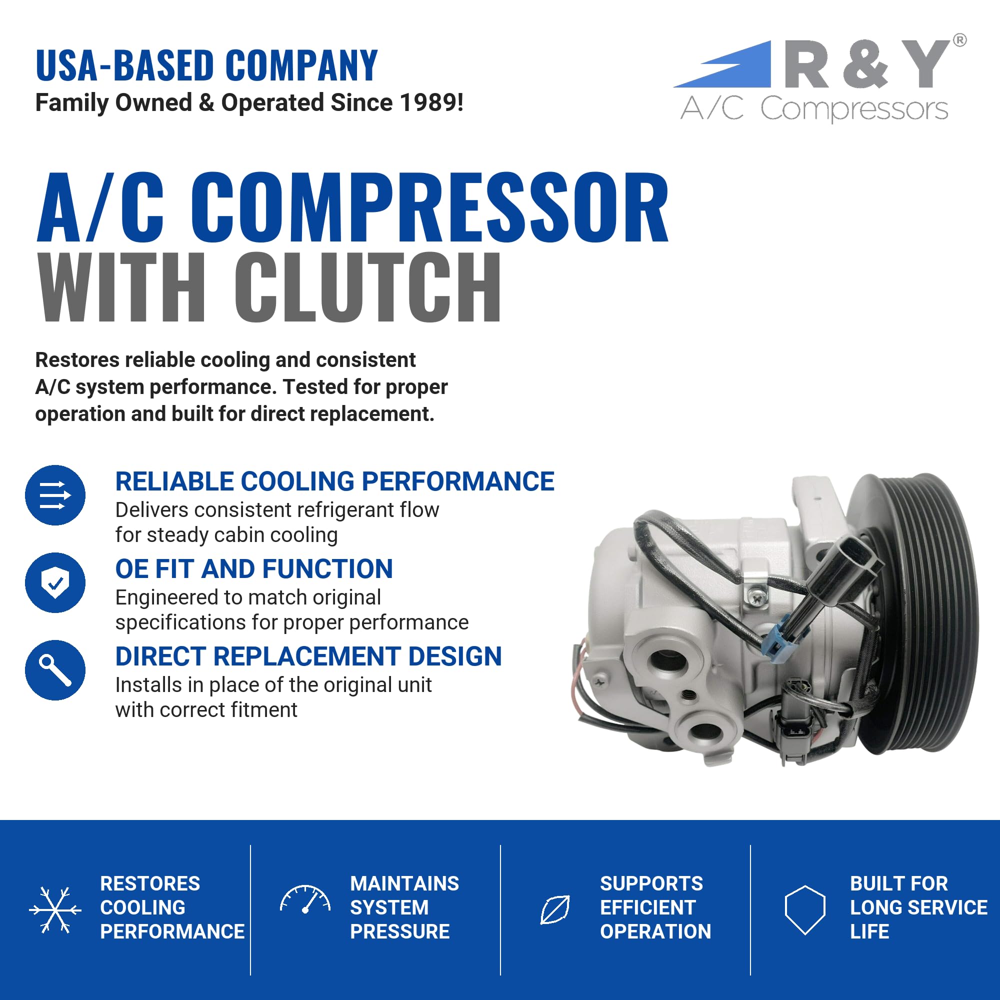 Amazon.com: RYC Automotive Air Conditioning Compressor and A/C